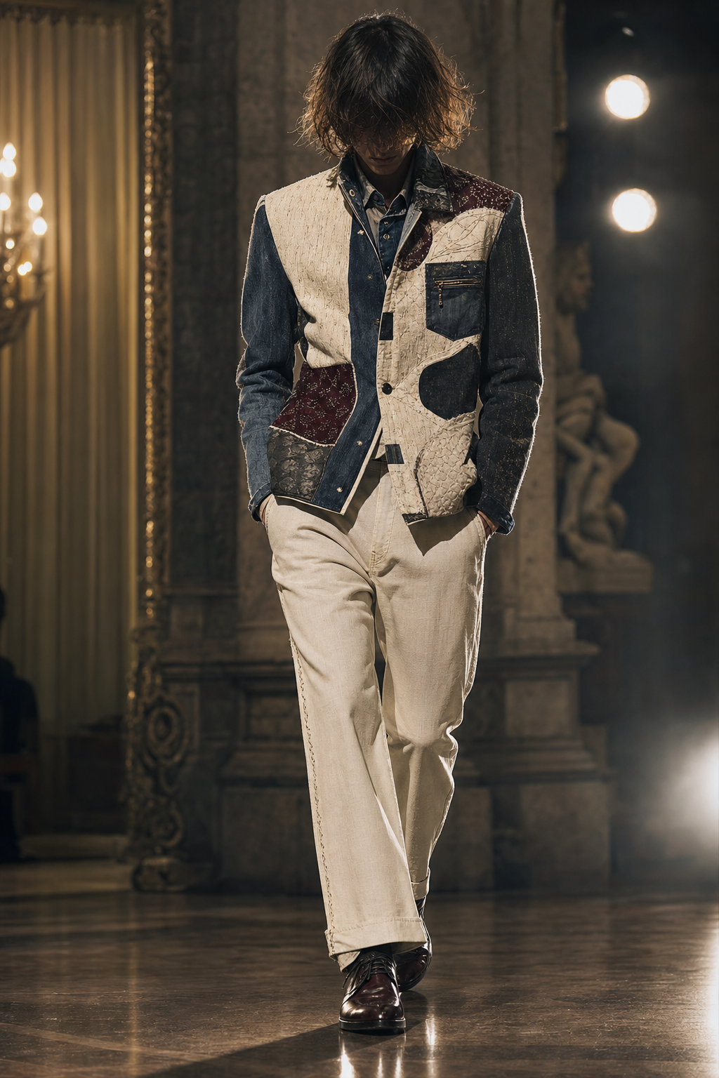 Patchwork Luxury trend look