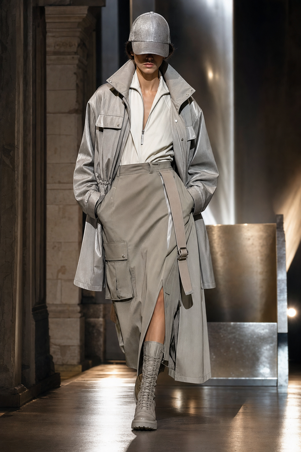 Factory Glamour trend look